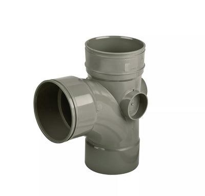 Osma PVC-U Branch 90° E (D/SW) 110x110x110mm