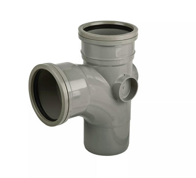 Osma PVC-U Branch 90° E S/S 110x110x110mm