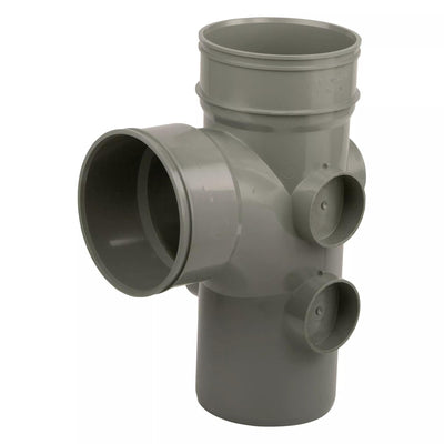 Osma PVC-U 5Boss Branch 90° E SW 110x110x110mm