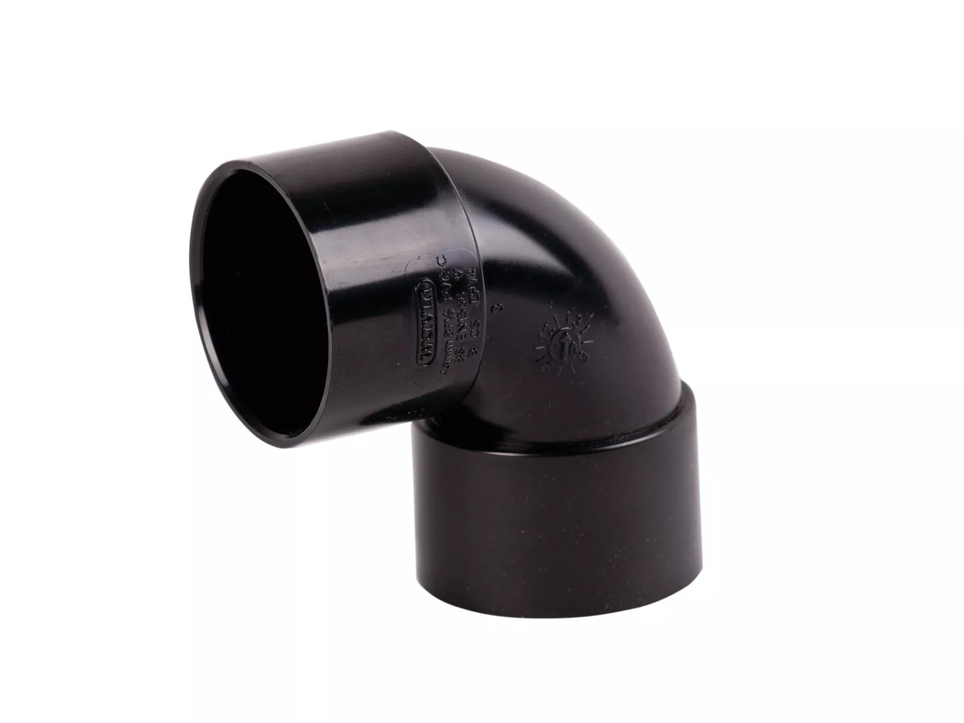 Osma PVC-C 40mm 87.5° Bend Black