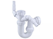 Osma V Joint 40mm Adj Sink Trap 75mm