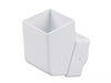Osma Squareline Offset Bend White 61mm