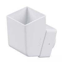 Osma Squareline Offset Bend White 61mm