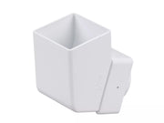 Osma Squareline Offset Bend White 61mm
