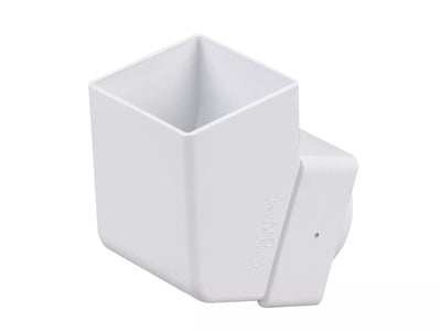Osma Squareline Offset Bend White 61mm