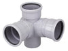 Osma Soil 110mm Corner Branch 87.5° Grey