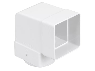 Osma Squareline Pipe Bend 87.5° White 61mm