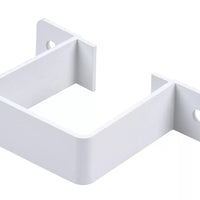 Osma Squareline Pipe Bracket White 61mm