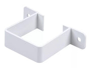 Osma Squareline Pipe Bracket White 61mm