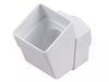 Osma Squareline Pipe Offset Bend White 61mm