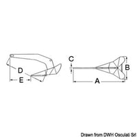 Delta SS anchor 20 kg