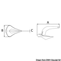 LEWMAR Epsilon SS anchor 63 kg