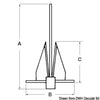 Danforth SS anchor 28 kg