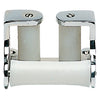 Triple roller bow fairlead