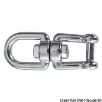 Eyelet/shackle swivel AISI 316 6 mm