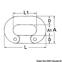 SS connecting link 12 mm