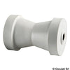 Central roller, white 130 mm