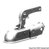 Round tow hook 35 mm 1300 kg