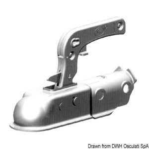 Round tow hook 35 mm 1300 kg