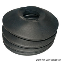 Rubber bellows for tow hook