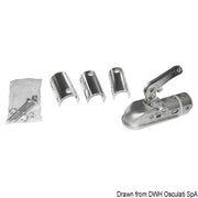 Type-approved tow hook for extra-large boat trailers