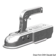Square tow hook 60 mm max 1300 kg