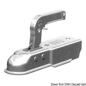 Square tow hook 60 mm max 1300 kg