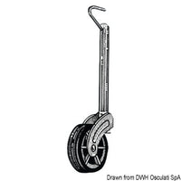 Fixed front wheel 35 mm