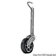 Fixed front wheel 35 mm