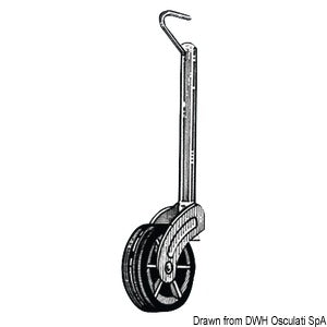 Fixed front wheel 35 mm