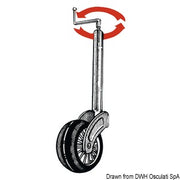 Height-adjustable front wheel 48 mm