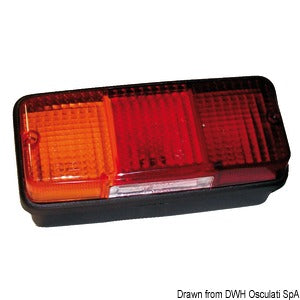 LEFT rear light 4 functions 3 bulbs