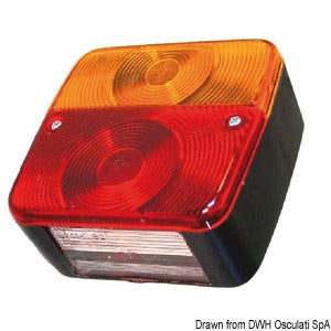 LEFT rear light 4 functions 2 bulbs
