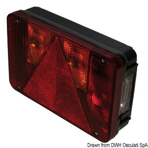 LEFT rear light 4 functions 4 bulbs