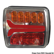 Left rear dynamic LED light