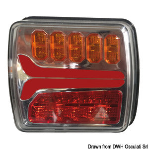 Left rear dynamic LED light