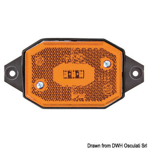 Side LED orange light w/bracket