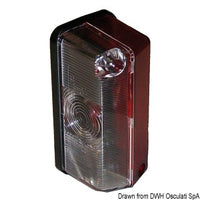 Clearance light flat base white/red