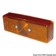 Clearance light orange retroreflector