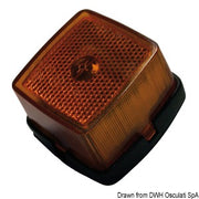 Side light orange retroreflector