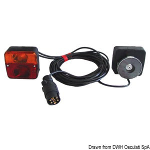 Rear light kit magnetic mounting