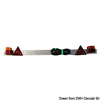 Rear bar with dynamic LED lights