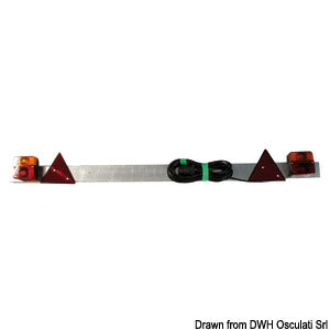 Rear bar with dynamic LED lights