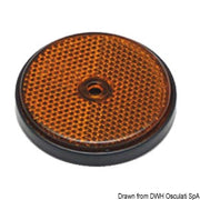Orange catadioptric light 60 mm