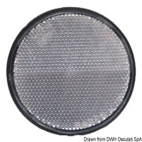 Adhesive white catadioptric light 60 mm