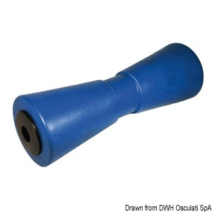 Central roller, blue 286 mm Ø hole 21 mm