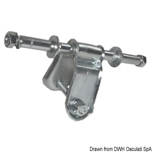 Side roller bracket, straight 30 mm