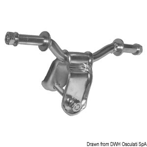 Side roller bracket, raised 30 mm