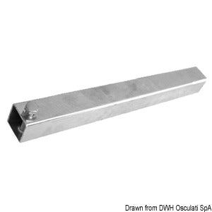 Tube for side rollers 30 x 30 mm