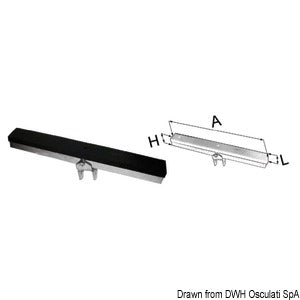 Reinforced rubber support